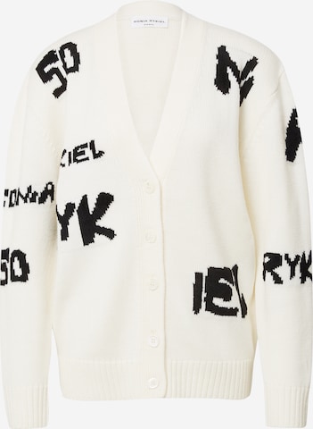 Sonia Rykiel Knit Cardigan in White: front
