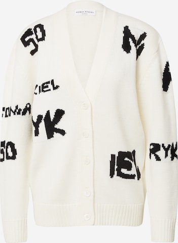 Cardigan Sonia Rykiel en blanc : devant