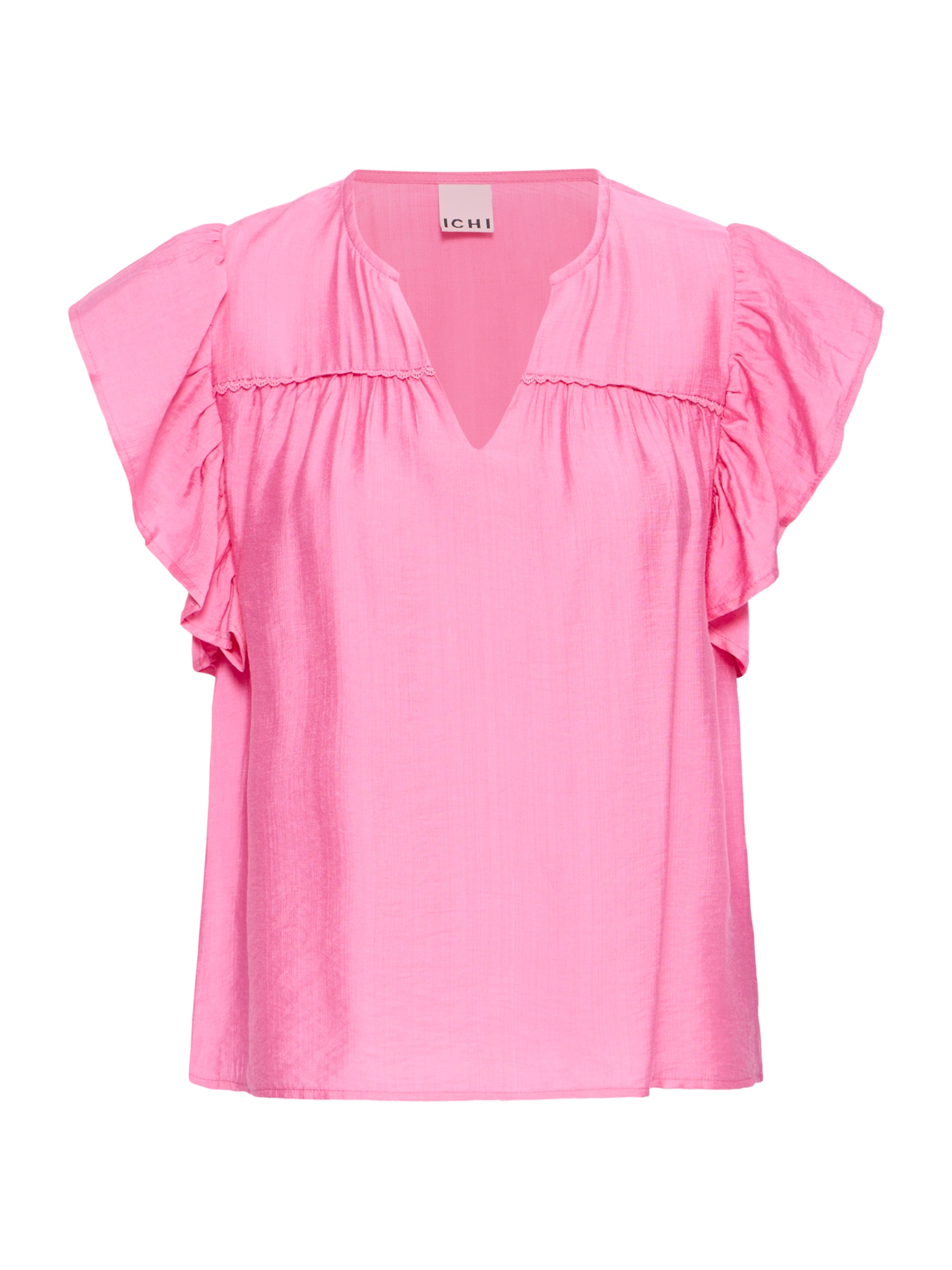Camicia da donna 'IHHETTA' di ICHI in rosa: frontale