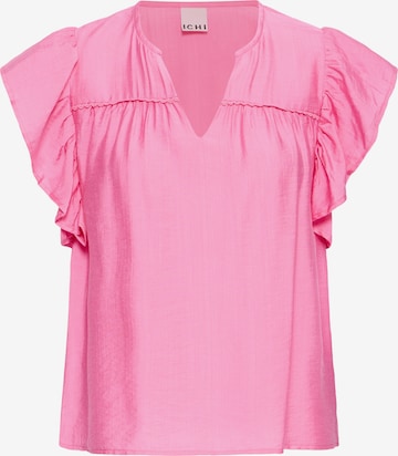 Camicia da donna 'IHHETTA' di ICHI in rosa: frontale