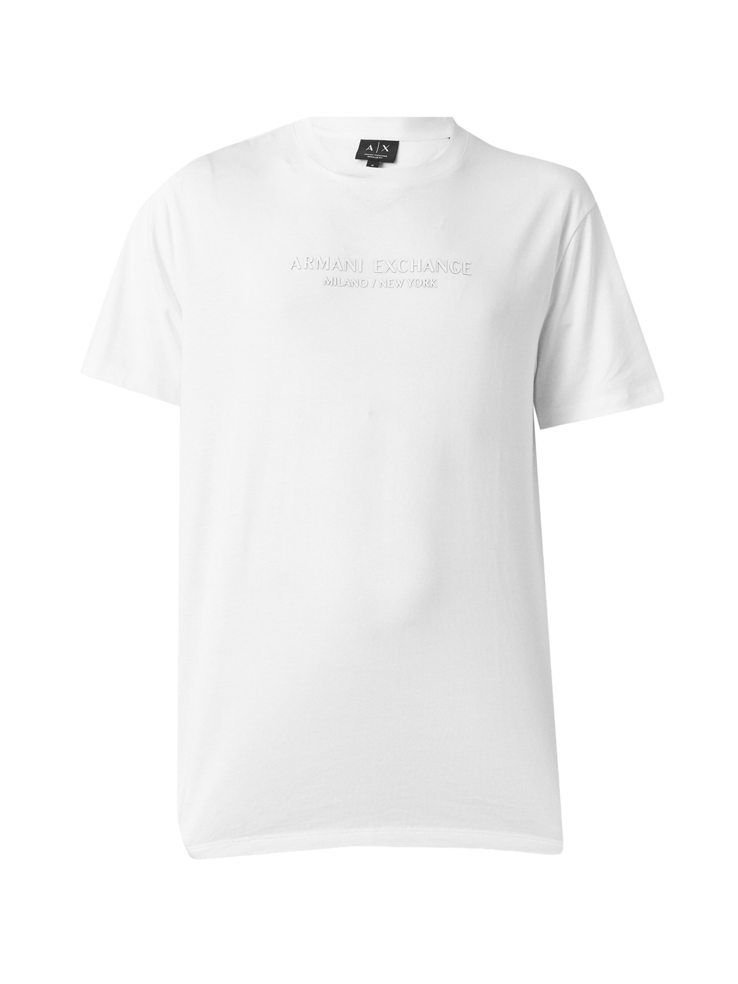 ARMANI EXCHANGE T-Shirt in Weiß: Vorderseite