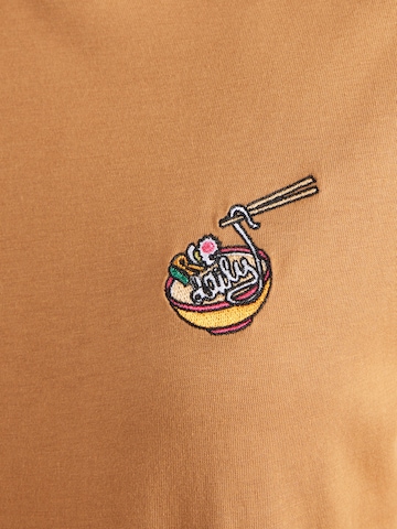 Iriedaily Majica 'Irie Ramen' | rjava barva