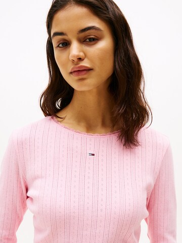 T-shirt Tommy Jeans en rose
