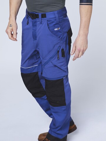 Expand Regular Cargo Pants in Blue