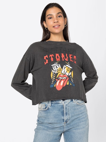 QS Shirt 'Rolling Stones' in Grey: front