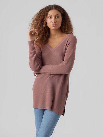 Pull-over 'New Lexsun' VERO MODA en rose : devant