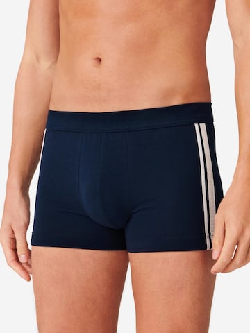 SCHIESSER Boxershorts '95/5 Stretch - Organic Cotton' in Blauw