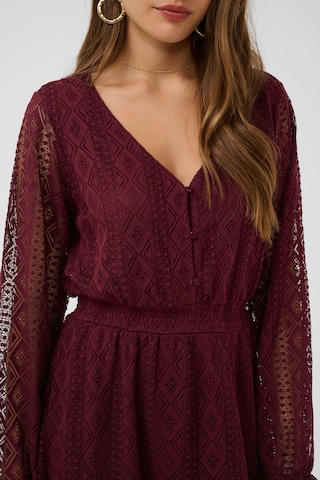 Cream Dress 'CRDanika' in Red