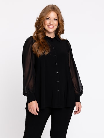 YOEK Blouse in Black: front