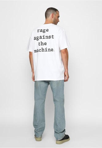 T-Shirt 'Rage Against the Machine' MT Upscale en blanc
