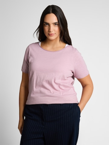 Tom Tailor Women + Shirt in Roze: voorkant