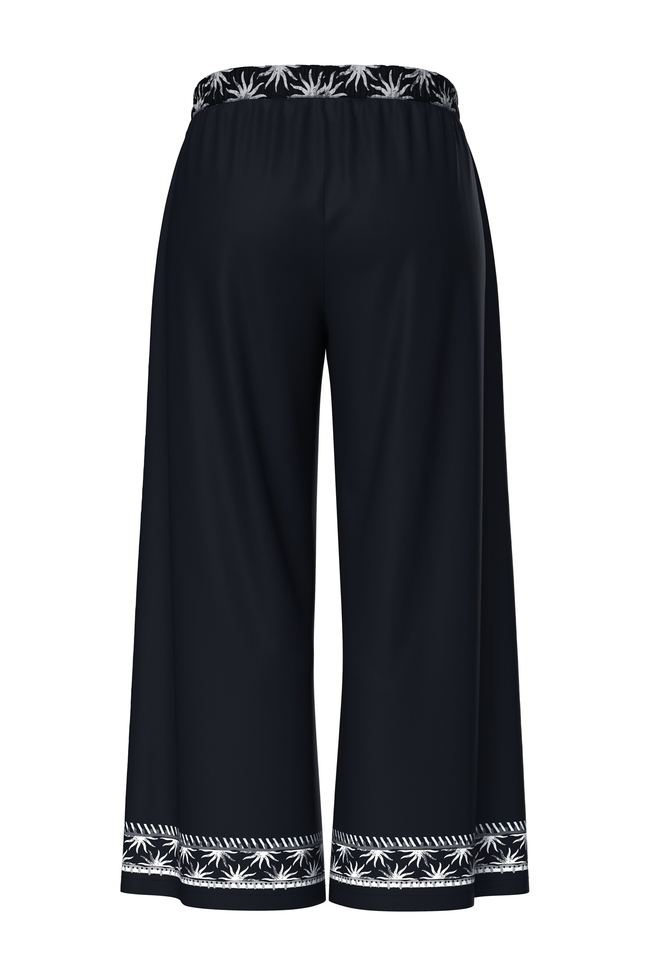 Ulla Popken Loosefit Hose in Schwarz