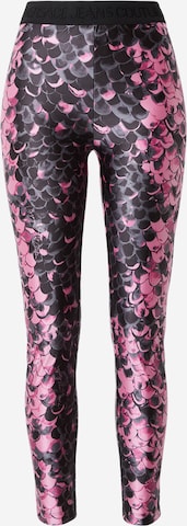 rozā Versace Jeans Couture Šaurs Legingi: no priekšpuses