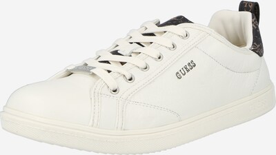 GUESS Sneaker 'LAGUNA II' in dunkelbraun / weiß, Produktansicht