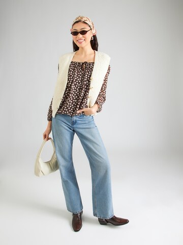 Camicia da donna 'Ca44ra' di Hailys in marrone