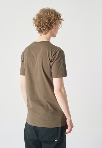 Cleptomanicx Shirt 'Ligull Regular' in Brown
