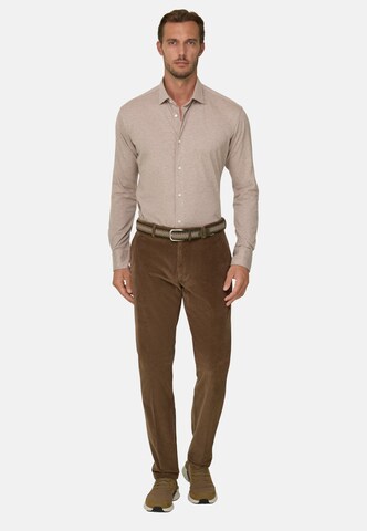 Boggi Milano Shirt in Beige: voorkant