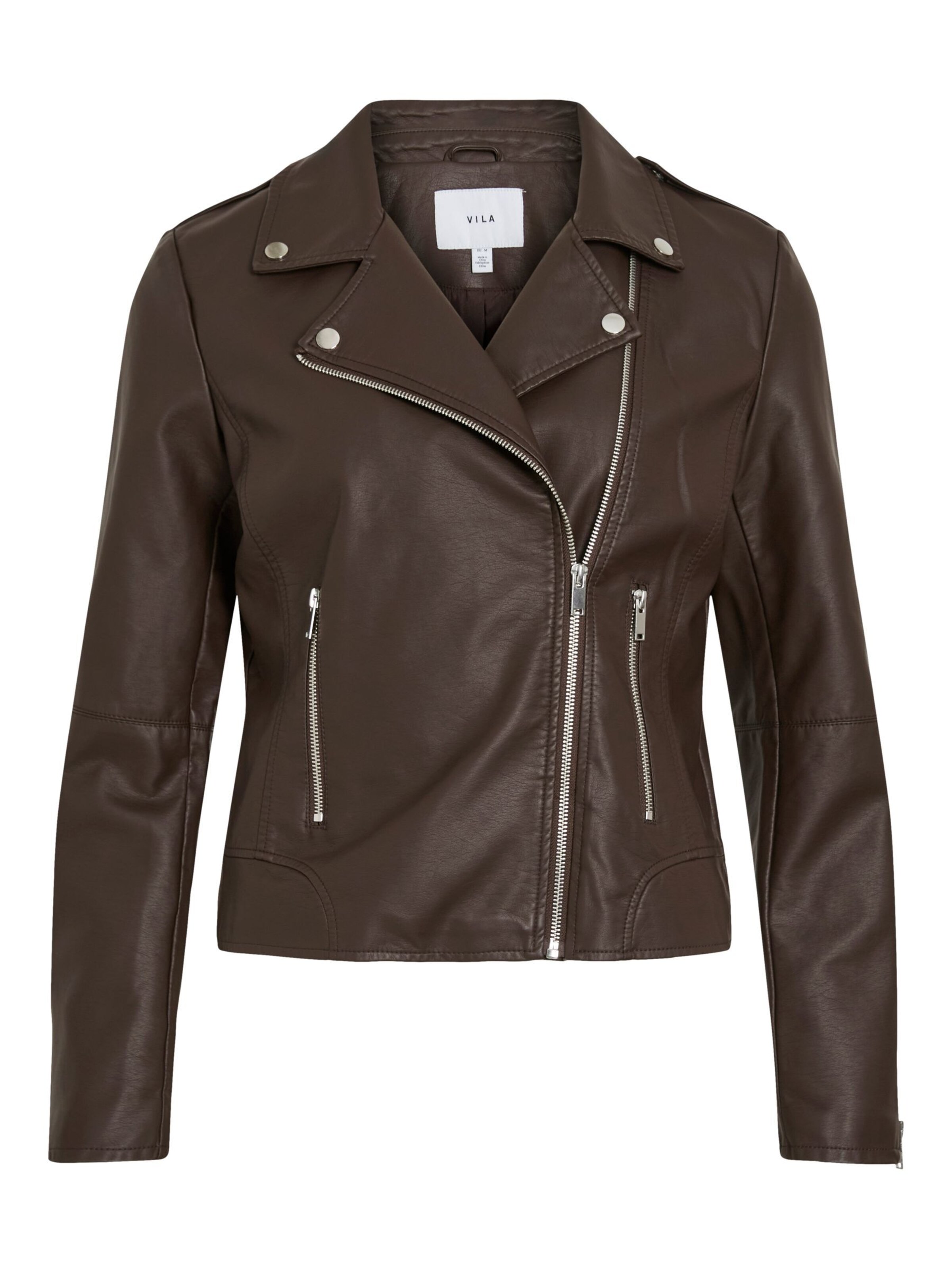 VILA Between-season jacket 'VICara' in Brown: front