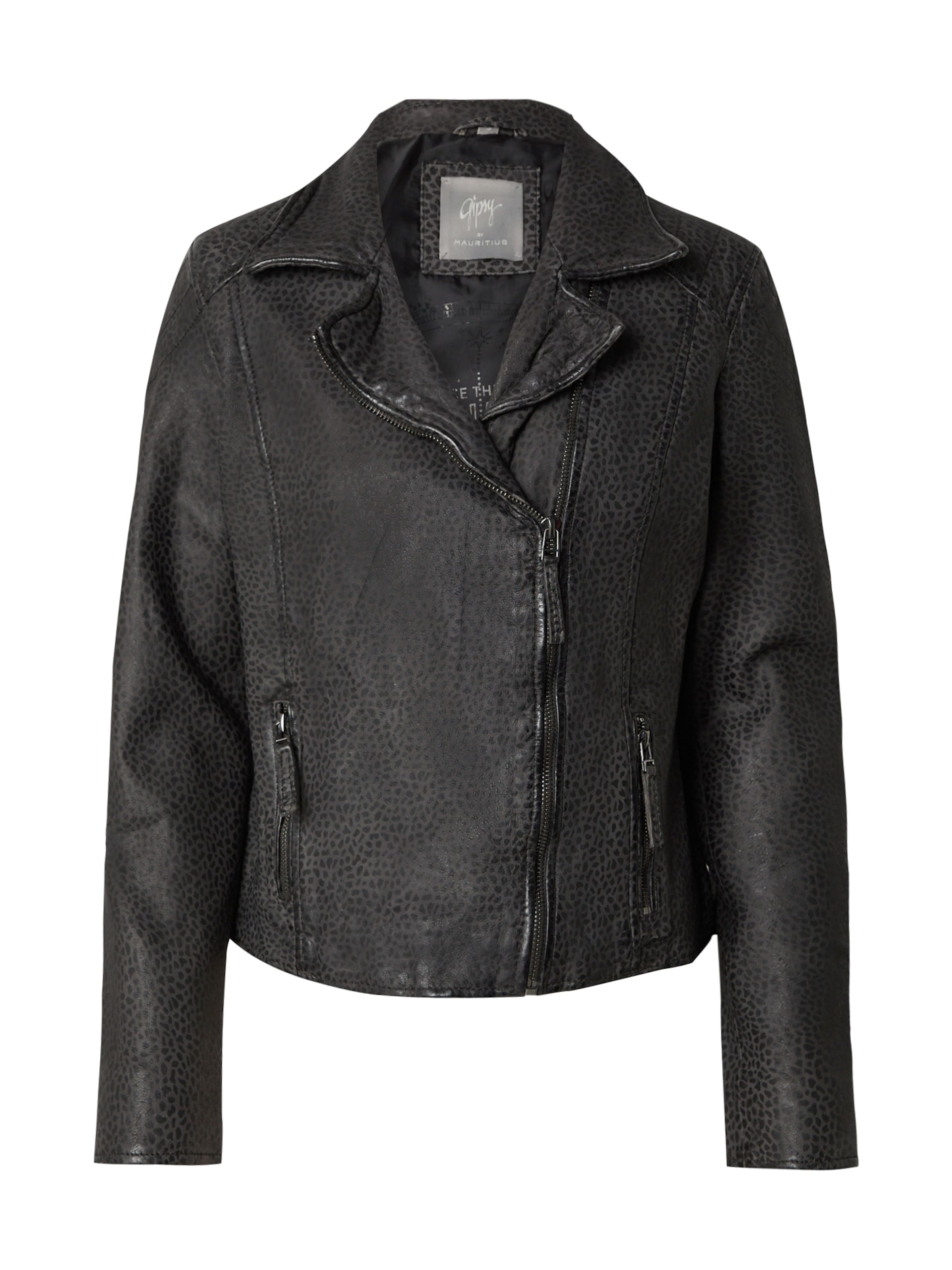 Gipsy by Mauritius Jacke 'Animala' in Grau: Vorderseite
