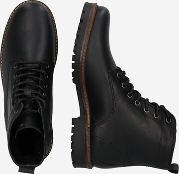 BURTON MENSWEAR LONDON - Botas con cordones 'Borg' en negro