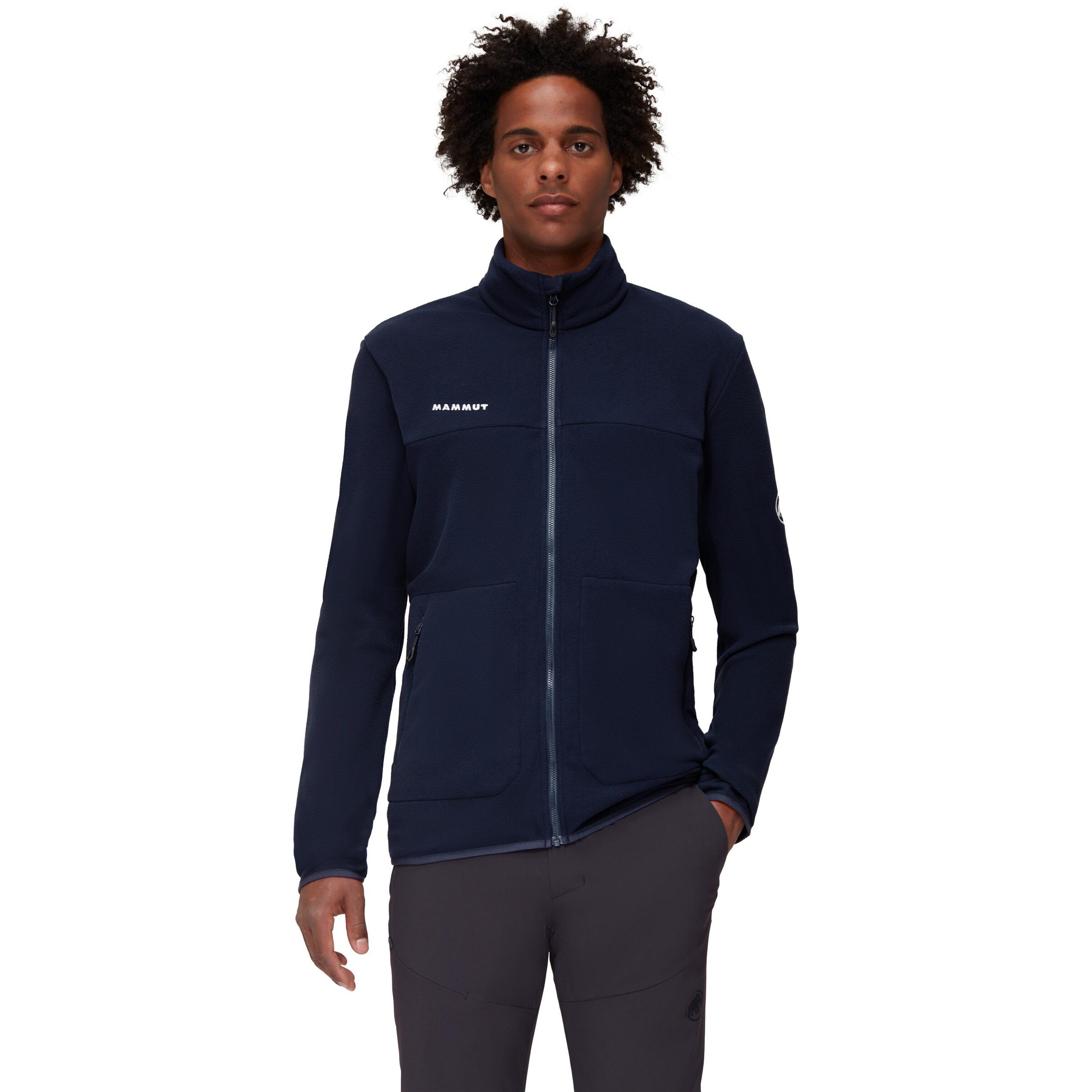 MAMMUT Funktionsfleecejacke 'Innominata Light' in Blau: Vorderseite