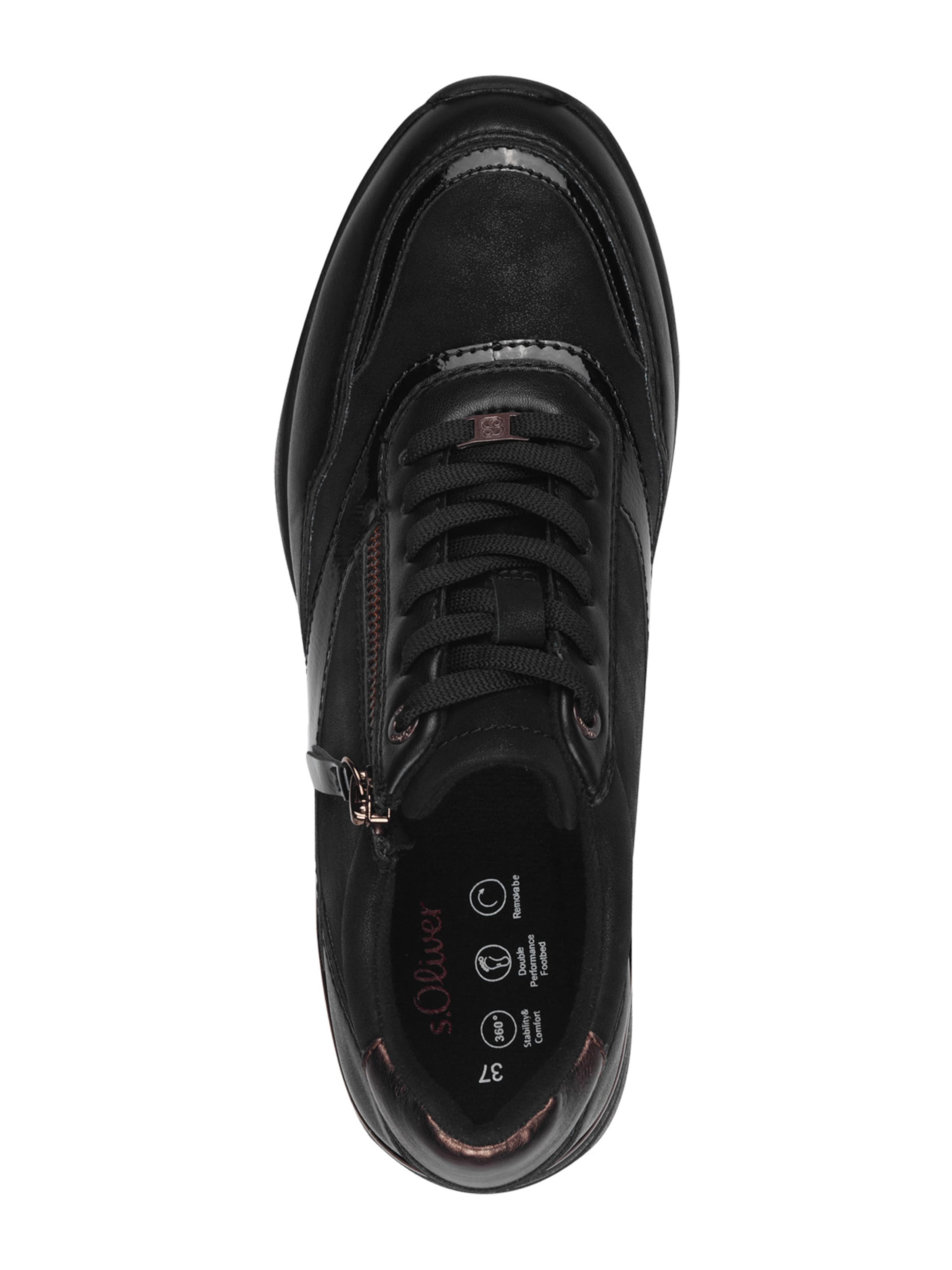s.Oliver Sneaker in Schwarz