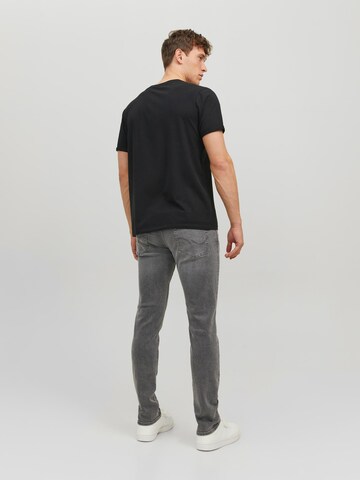 JACK & JONES Slimfit Τζιν 'GLENN' σε γκρι