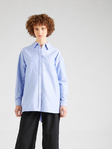 VERO MODA Blouse 'INGER' in Blauw: voorkant