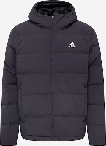 ADIDAS PERFORMANCE Outdoor jacket 'Helionic' in Black: front
