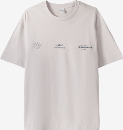 Bershka T-Shirt in grau / dunkelgrün, Produktansicht