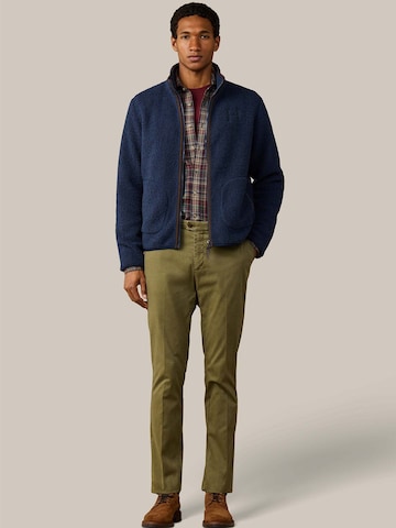 Hackett London Fleecejacke in Blau