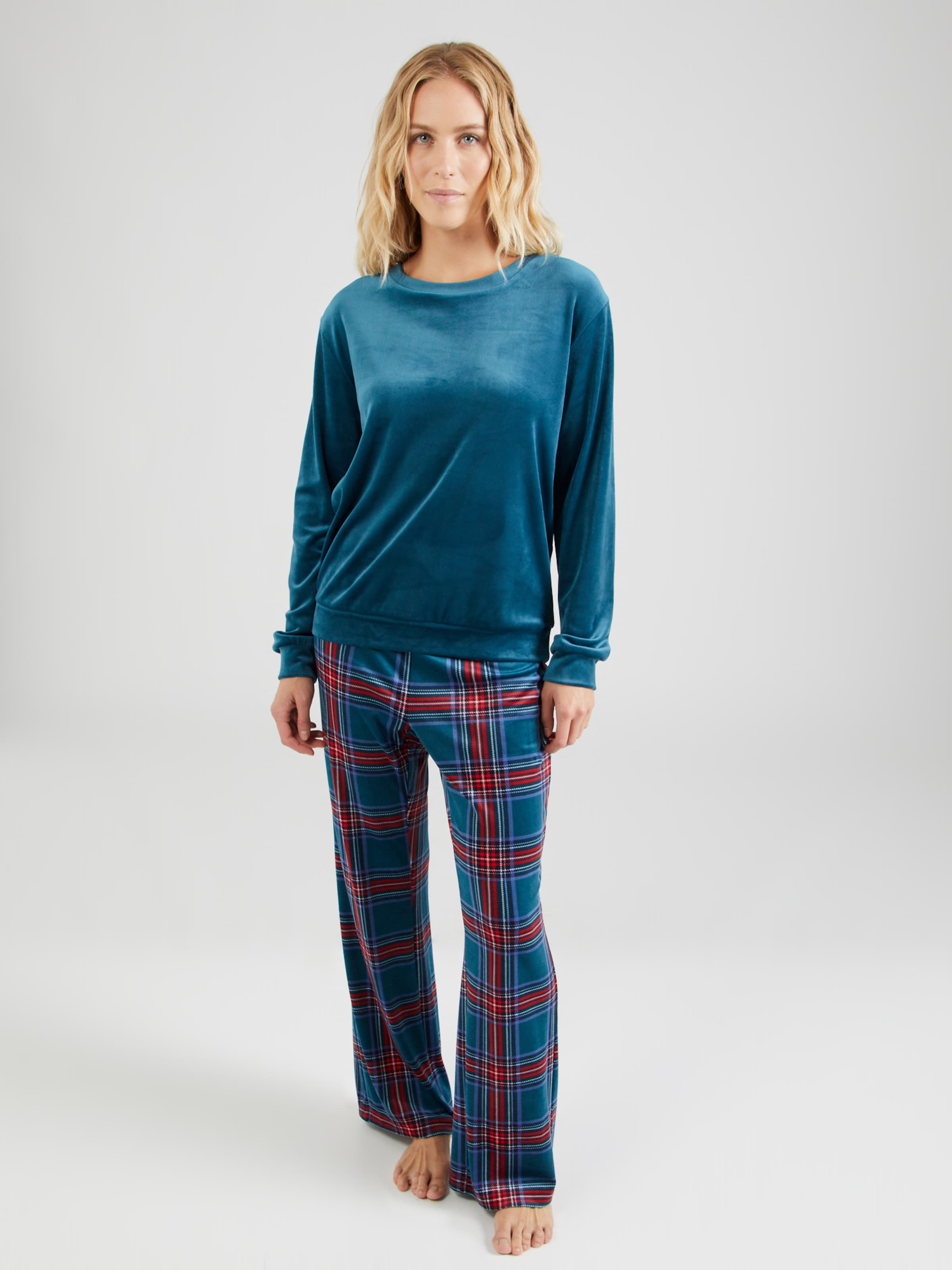 Hunkemoller Pyjama in Rauchblau ABOUT YOU