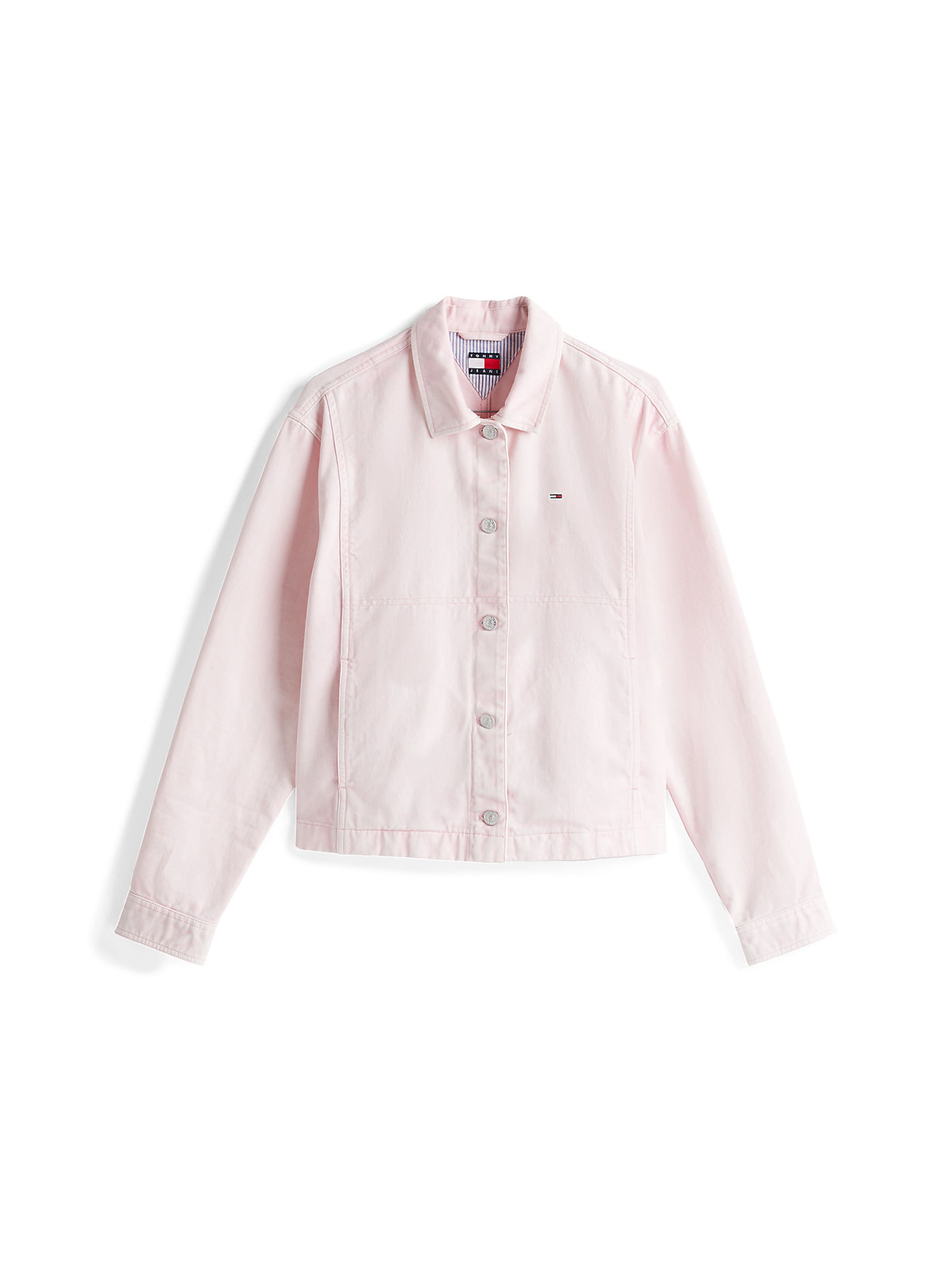 Veste mi-saison 'Essential' Tommy Jeans en rose : devant