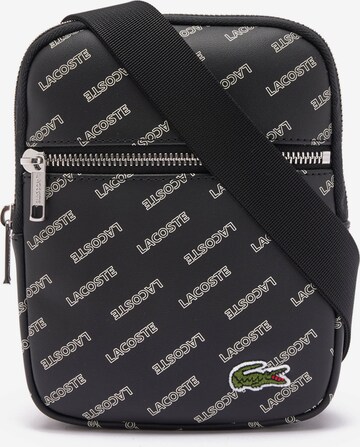 LACOSTE Crossbody Bag in Black: front