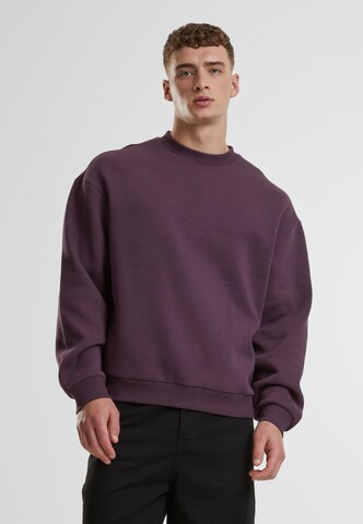 Urban Classics Sweatshirt in Purple: front