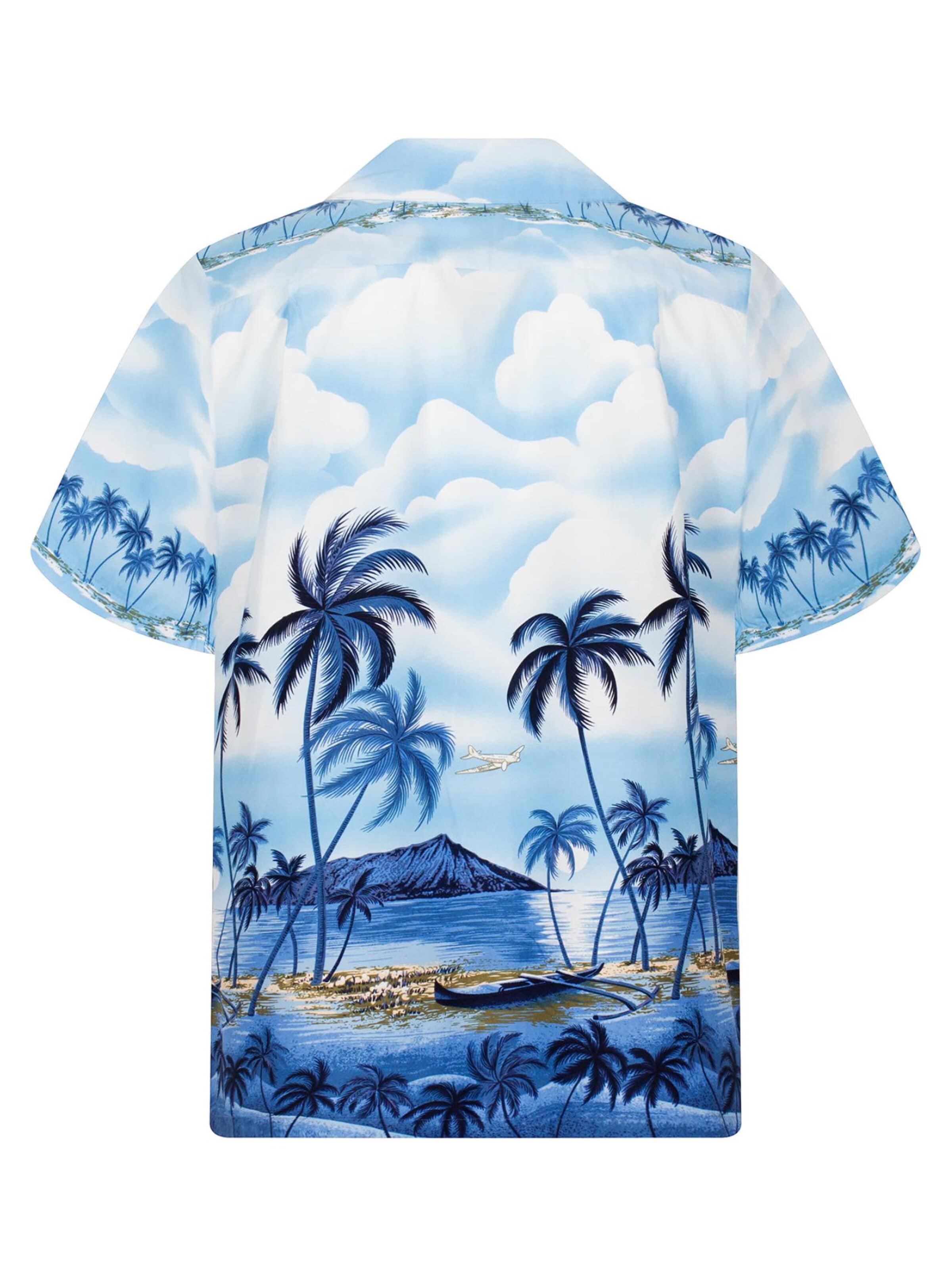 Regular fit Camicia 'Palmbeach' di KY's in blu