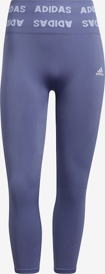ADIDAS PERFORMANCE Workout Pants in Lavender / White, Item view