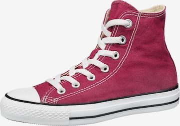 CONVERSE Sneaker high 'CHUCK TAYLOR ALL STAR CLASSIC HI' i rød: forside
