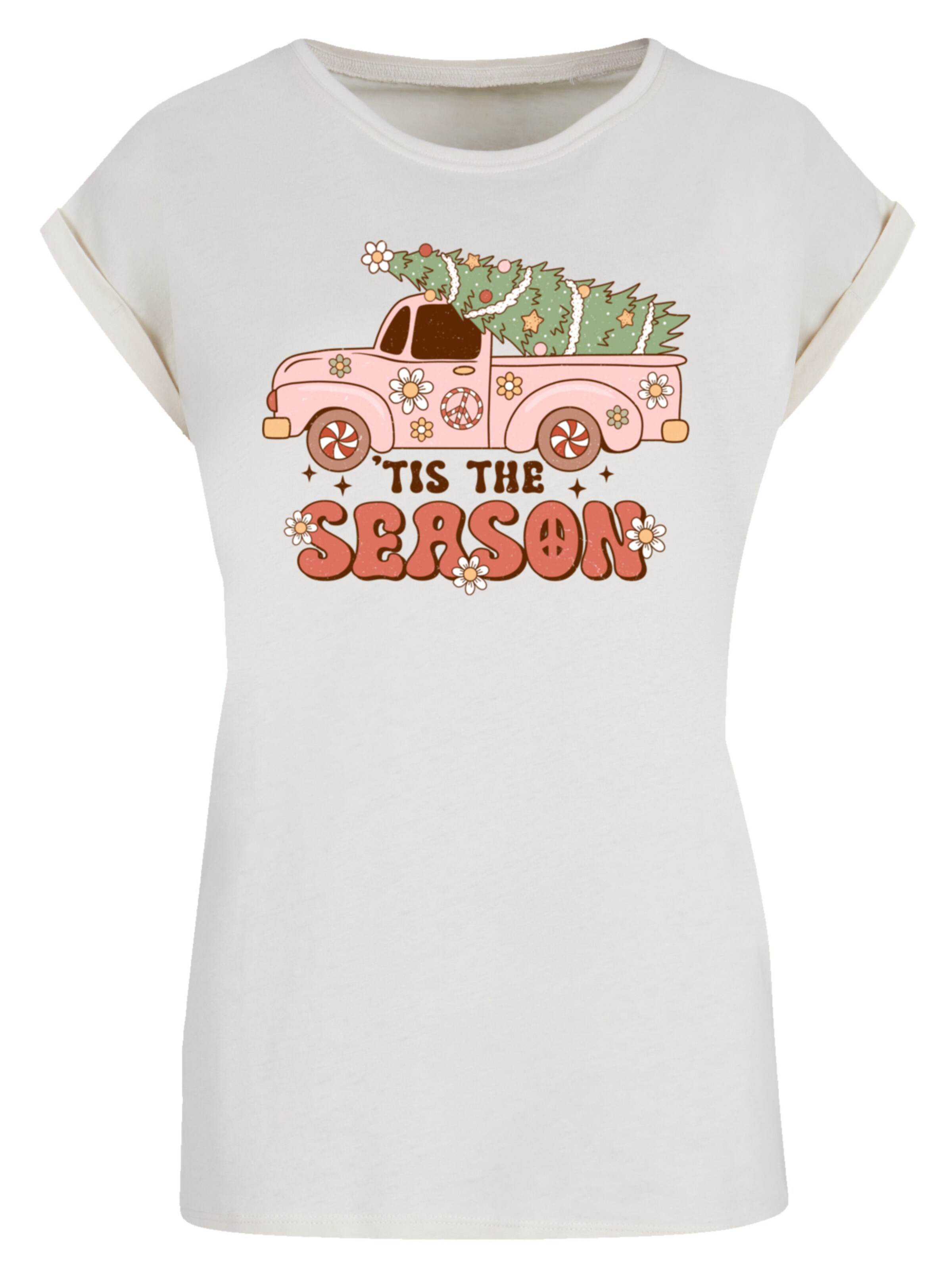 F4NT4STIC T-shirt 'Tis The Season Christmas' en sable / mélange de couleurs, Vue avec produit