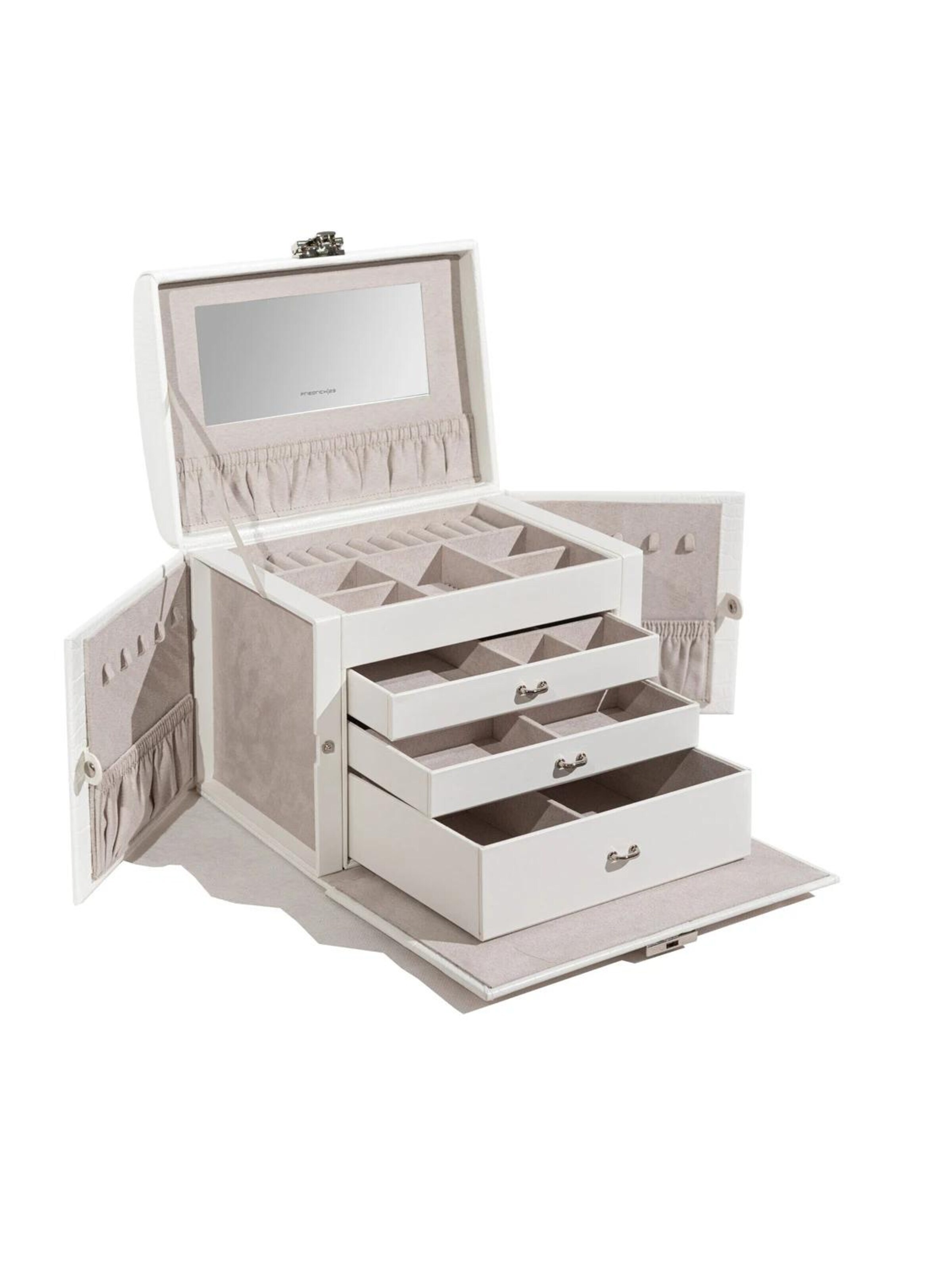 Friedrich23 Jewelry storage 'Caiman Schmuckkasten gross' in White