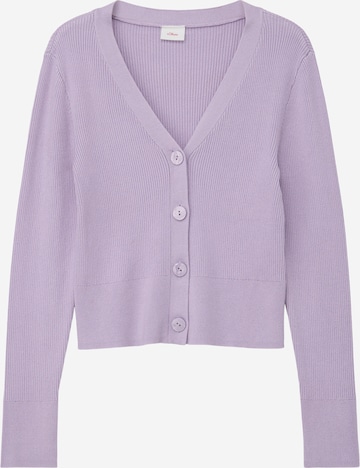 s.Oliver Cardigan i lilla: forside