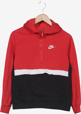 NIKE Kapuzenpullover L in Rot: Vorderseite