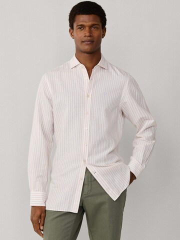 Hackett London Comfort fit Overhemd in Wit: voorkant