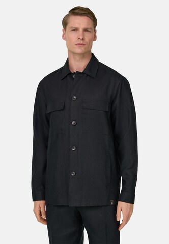 Boggi Milano Between-Season Jacket 'Link' in Black: front
