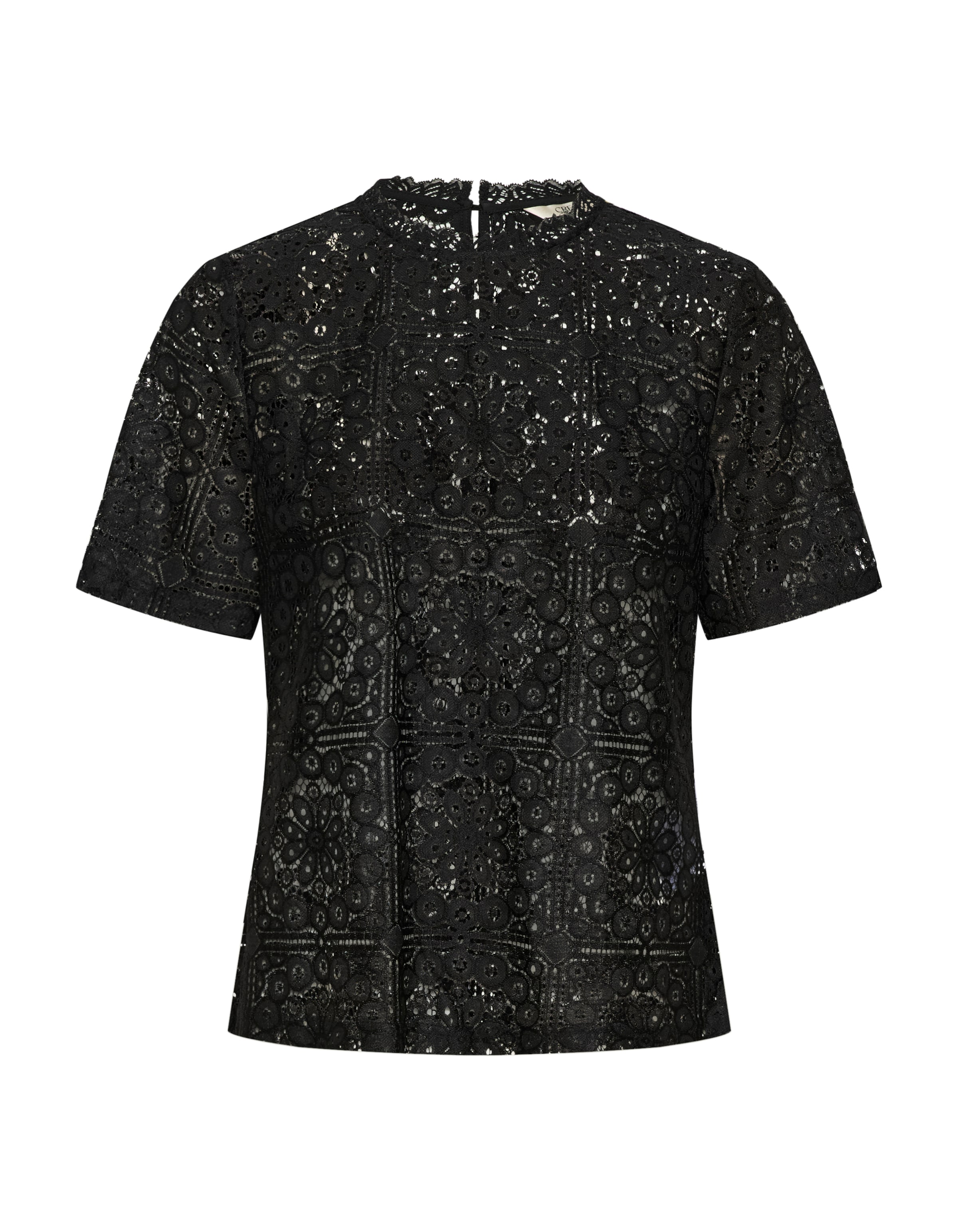 Cream Blúzka 'Tiley' - Čierna: predná strana