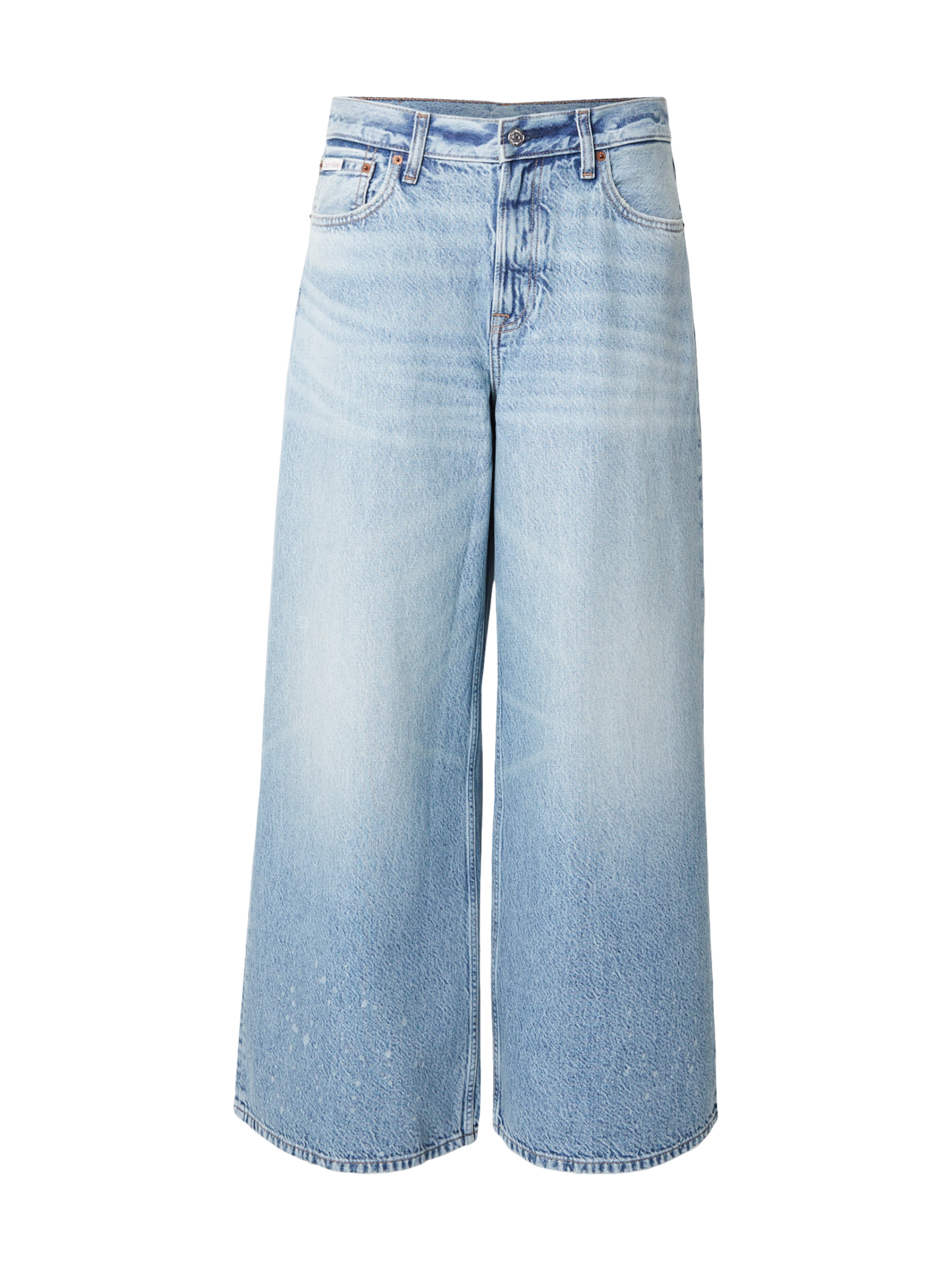 Calvin Klein Jeans Luźne Jeansy w kolorze niebieski: przód