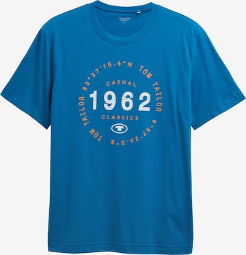 T-Shirt TOM TAILOR en bleu : devant