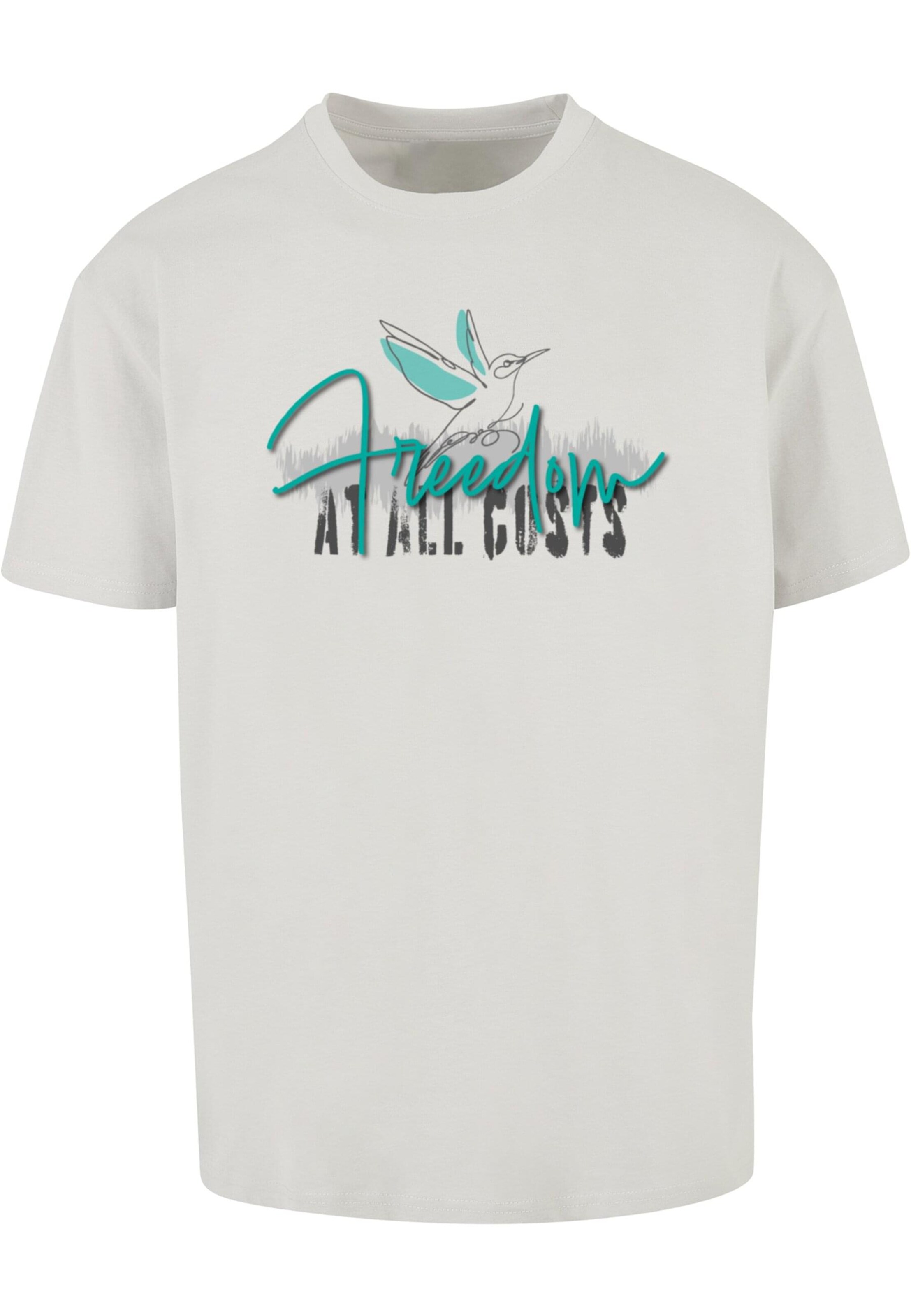 Merchcode Bluser & t-shirts 'Freedom At All Costs' i grå: forside