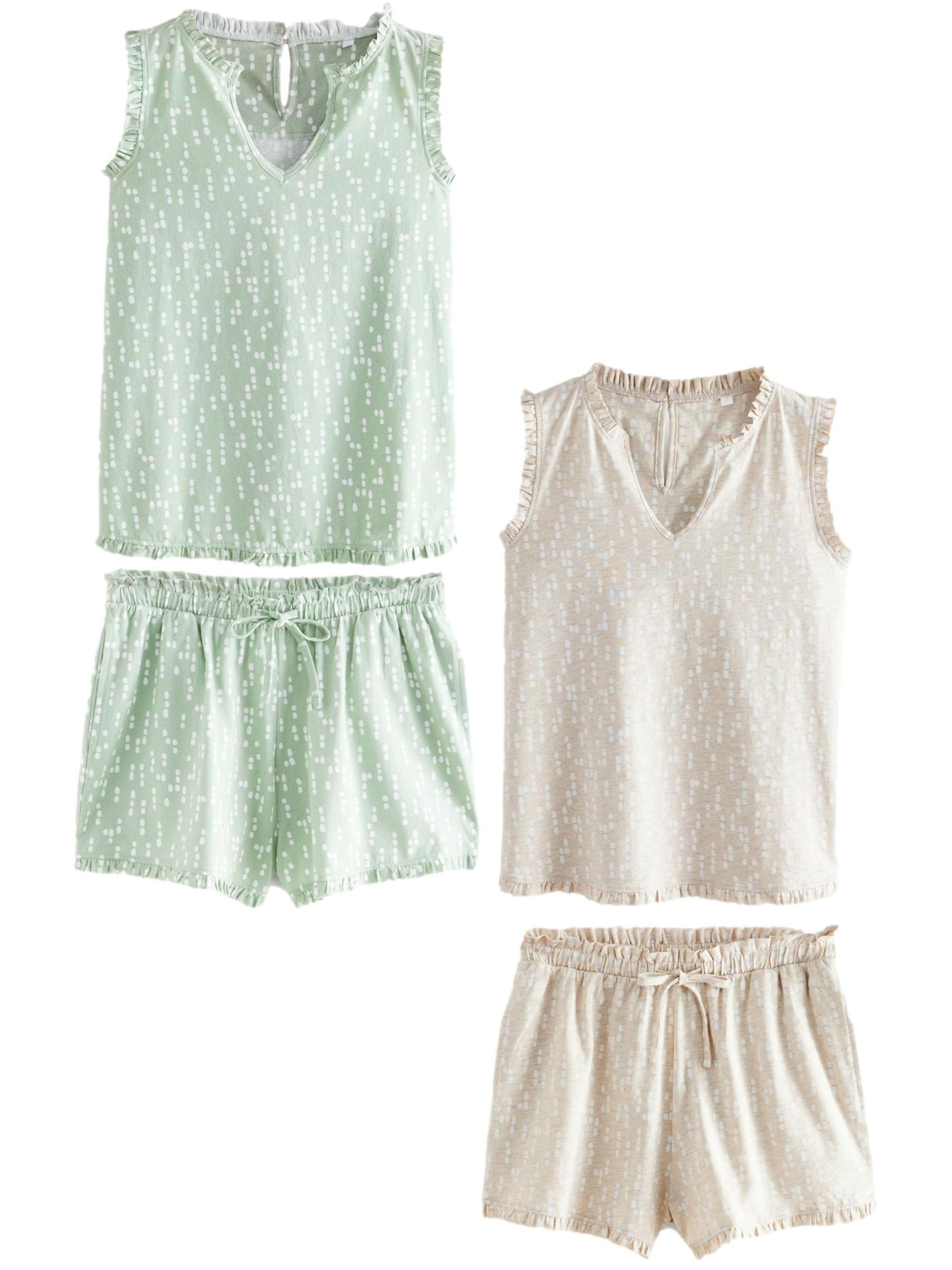 Next Пижама в Бежевый: спереди