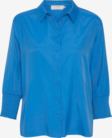 Cream Blouse 'Nola' in Blue: front